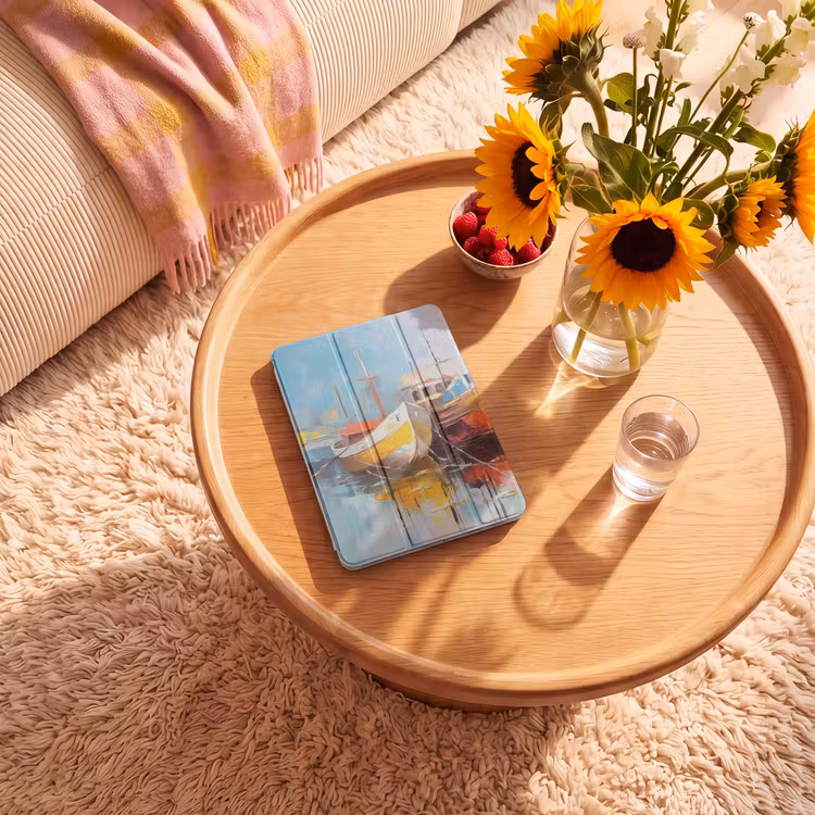 iPad-Hülle - Boote - Kunst - Malerei — 2