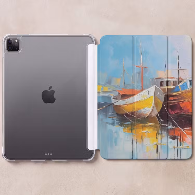 iPad-Hülle - Boote - Kunst - Malerei — 6