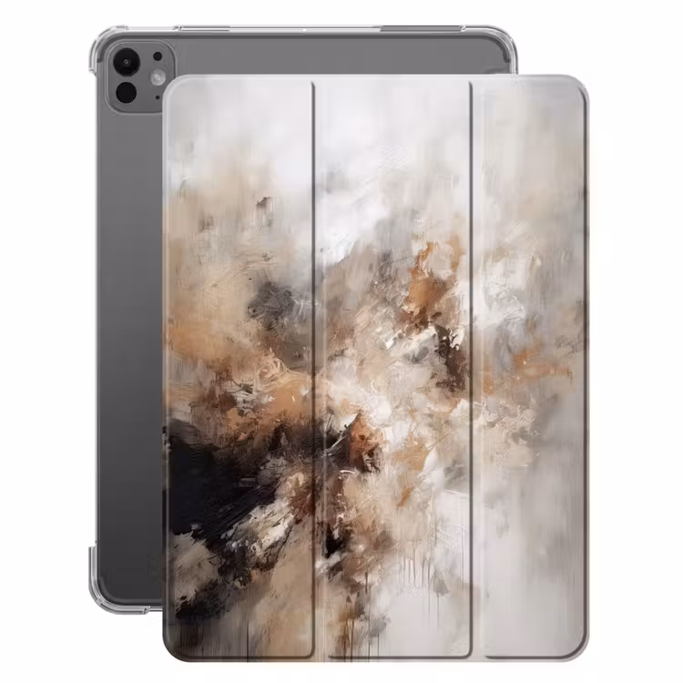 iPad-Hülle - Farbe - Abstrakt - Beige - Kunst — 1