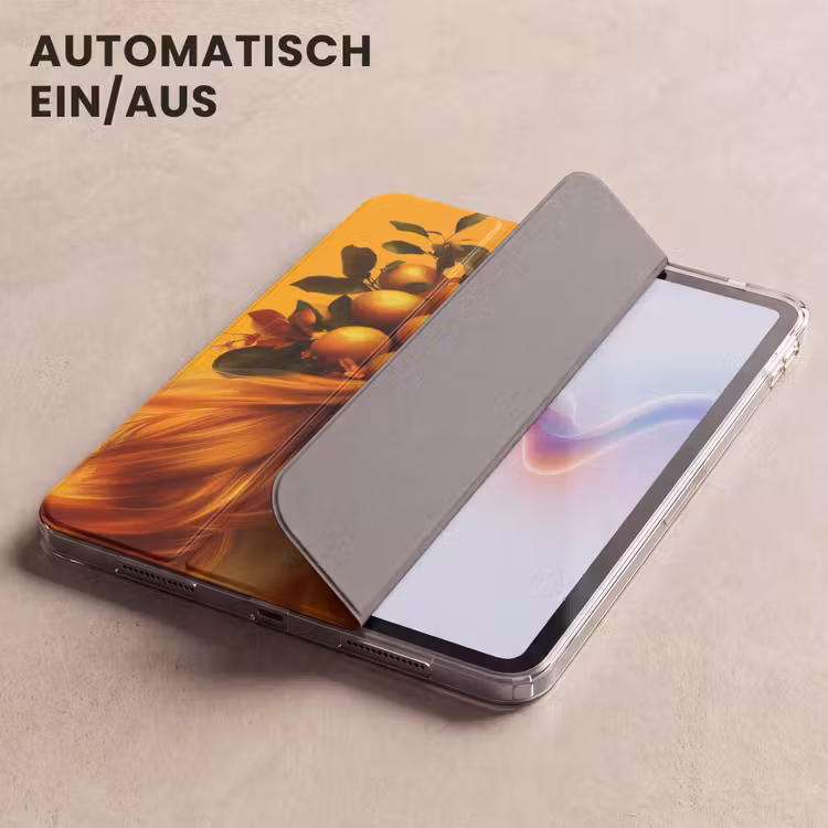 iPad-Hülle - Frau - Zitronen - Blüte - Gelb — 5