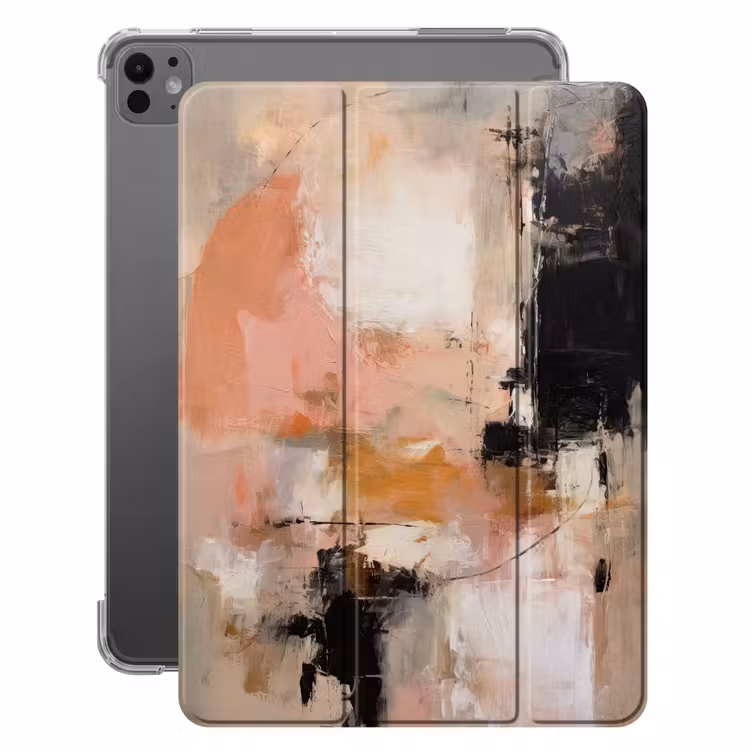 iPad-Hülle - Kunst - Abstrakt - Beige - Farbe — 1