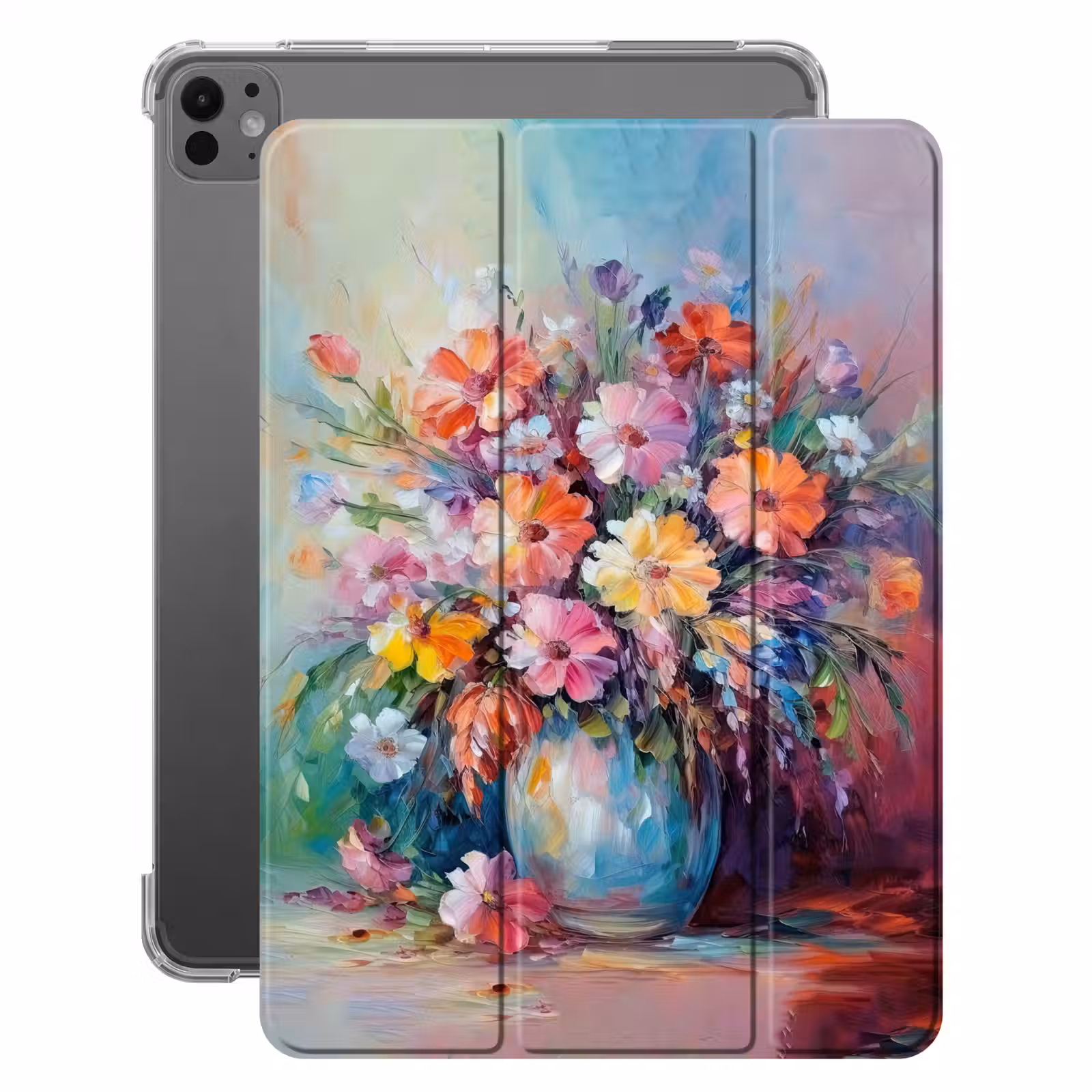iPad-Hülle - Blumen - Kunst - Malerei - Frühling - Blumenstrauß — 1