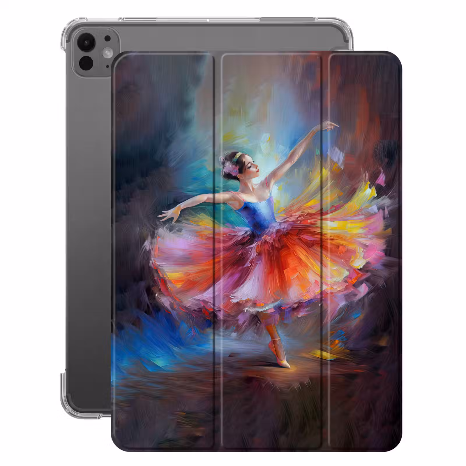 iPad-Hülle - Malerei - Ölfarbe - Tanz - Ballerina — 1