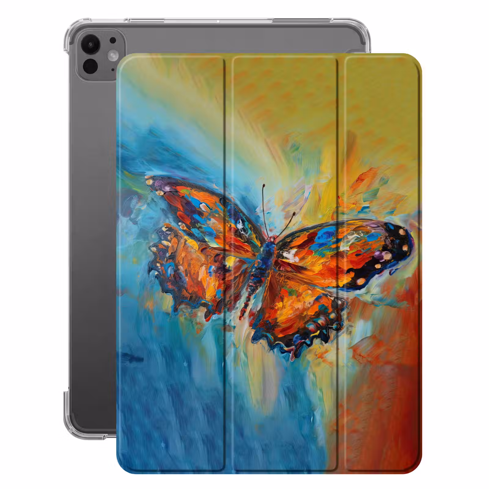 iPad-Hülle - Schmetterling - Farben - Kunst - Malerei — 1