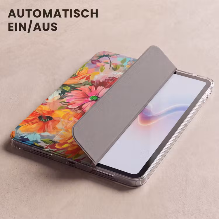 iPad-Hülle - Blumen - Farbenfroh - Kunst - Ölgemälde — 5