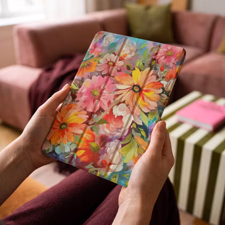 iPad-Hülle - Blumen - Kunst - Malerei - Botanisch — 4