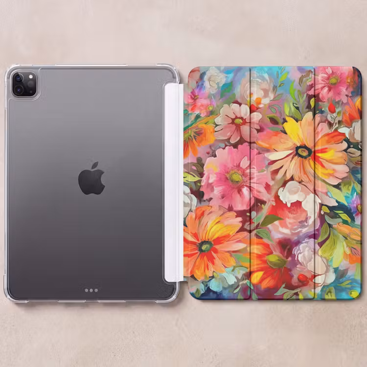iPad-Hülle - Blumen - Kunst - Malerei - Botanisch — 6
