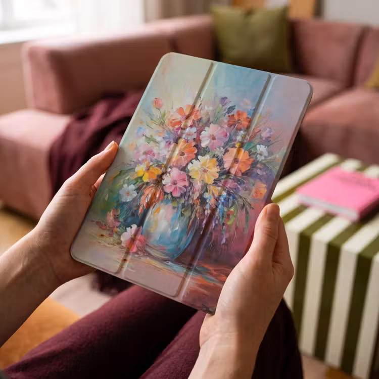 iPad-Hülle - Blumen - Kunst - Malerei - Frühling - Blumenstrauß — 4