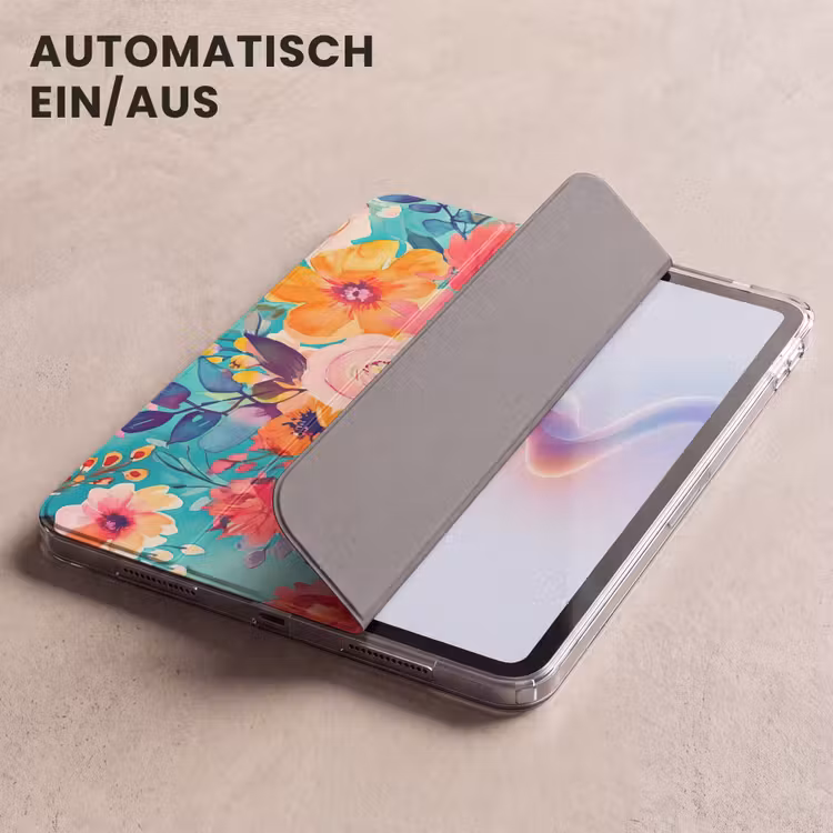 iPad-Hülle - Blumen - Ölfarben - Natur — 5