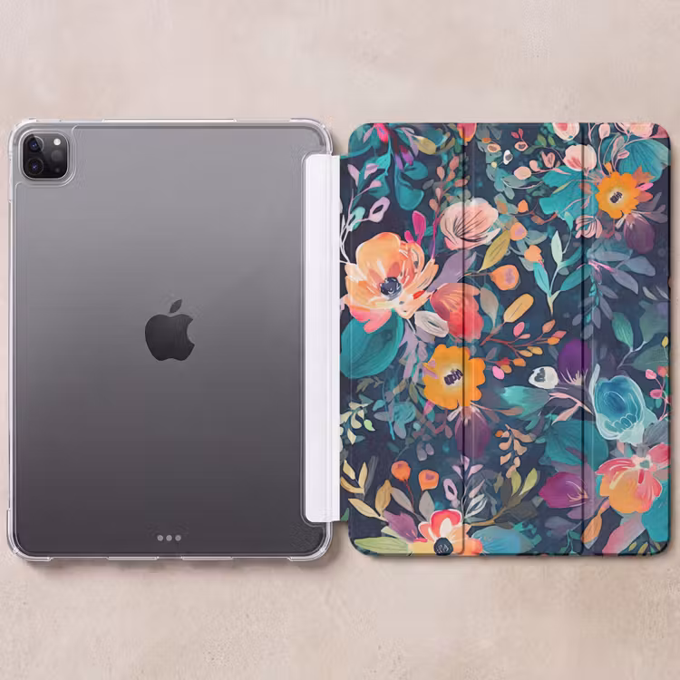 iPad-Hülle - Bunt - Blumen - Kunst - Natur - Hippie — 6