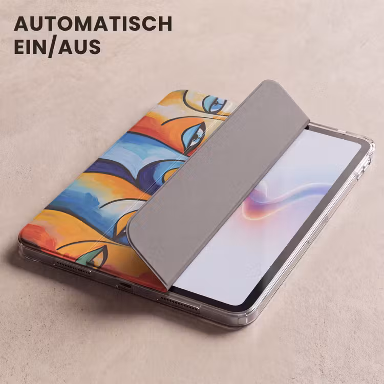 iPad-Hülle - Kopf - Ölgemälde - Farbenfroh — 5