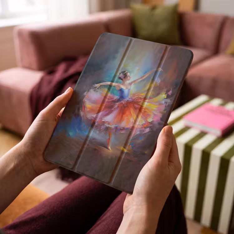iPad-Hülle - Malerei - Ölfarbe - Tanz - Ballerina — 4