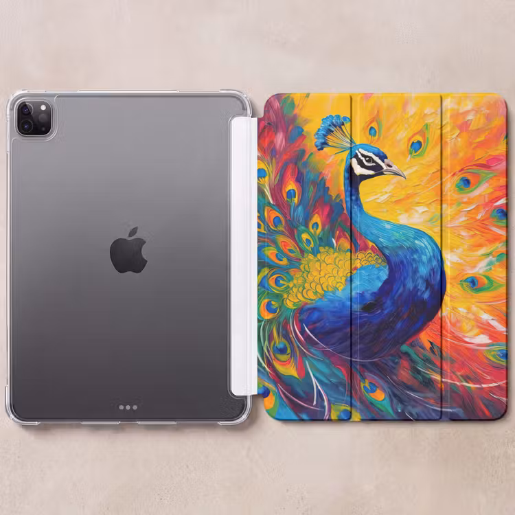 iPad-Hülle - Pfau - Kunst - Malerei - Pfauenfedern — 6