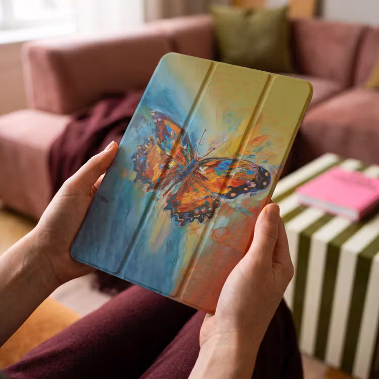 iPad-Hülle - Schmetterling - Farben - Kunst - Malerei — 4