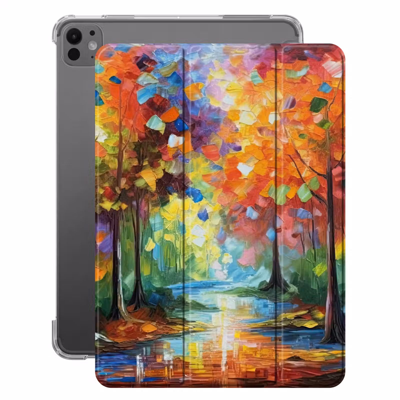 iPad-Hülle - Landschaft - Wald - Farben - Natur — 1