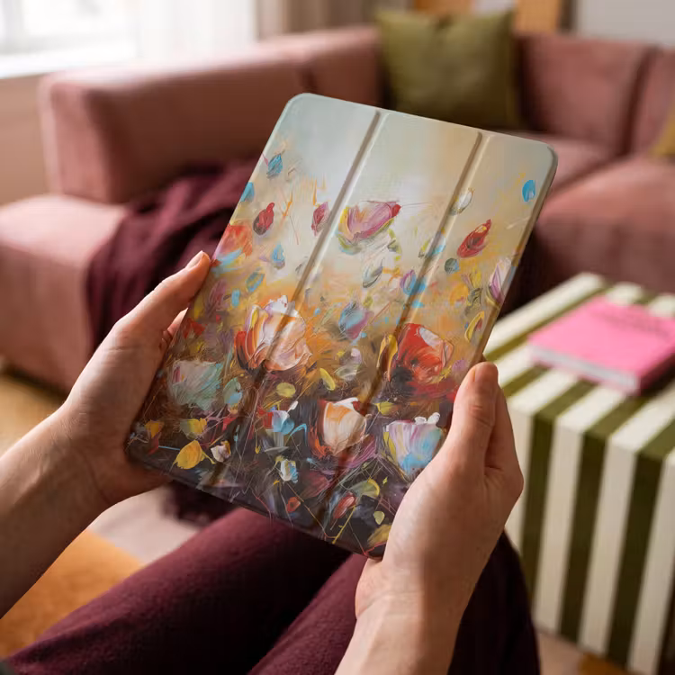 iPad-Hülle - Blumen - Kunst - Natur - Ölgemälde — 4
