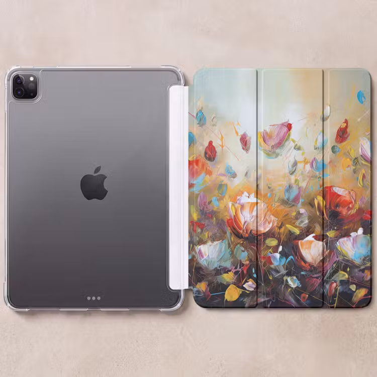 iPad-Hülle - Blumen - Kunst - Natur - Ölgemälde — 6