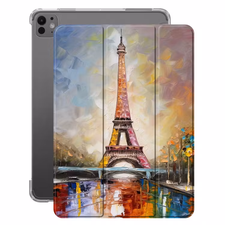 iPad-Hülle - Eiffelturm - Ölgemälde - Paris — 1