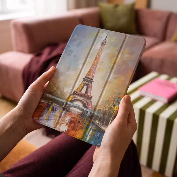 iPad-Hülle - Eiffelturm - Ölgemälde - Paris — 4