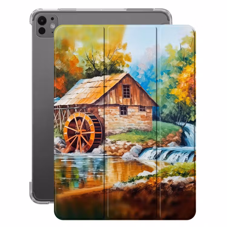 iPad-Hülle - Landschaft - Malerei - Zuhause - Kunst - Herbst — 1