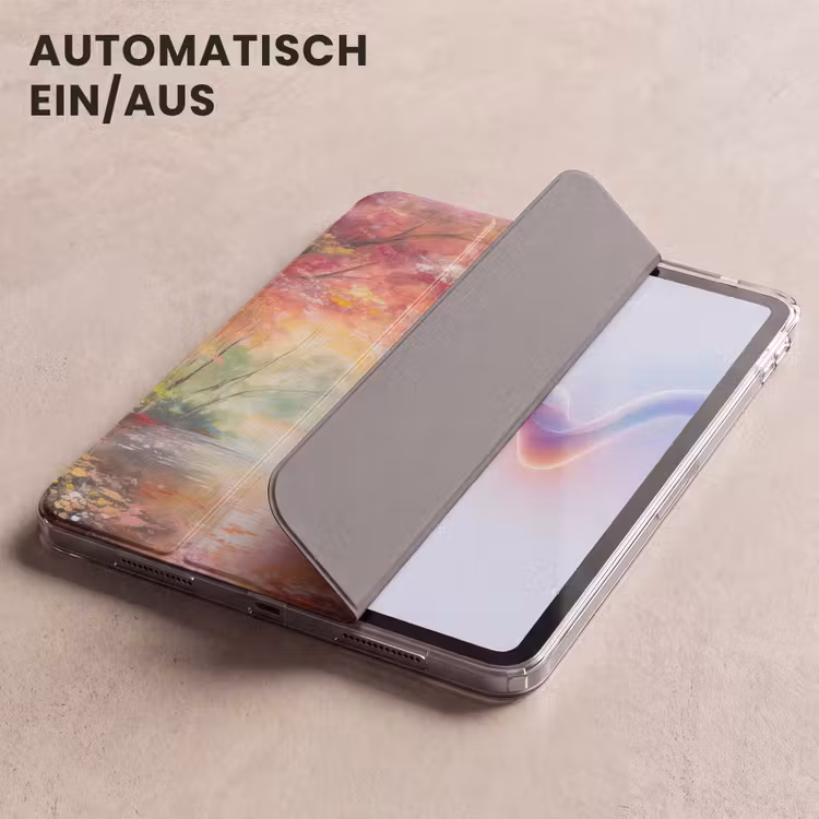 iPad-Hülle - Landschaft - Ölgemälde - Farbenfroh - Natur — 5