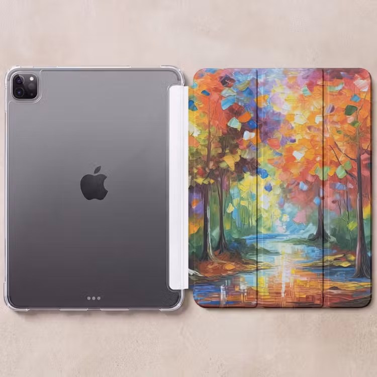 iPad-Hülle - Landschaft - Wald - Farben - Natur — 6