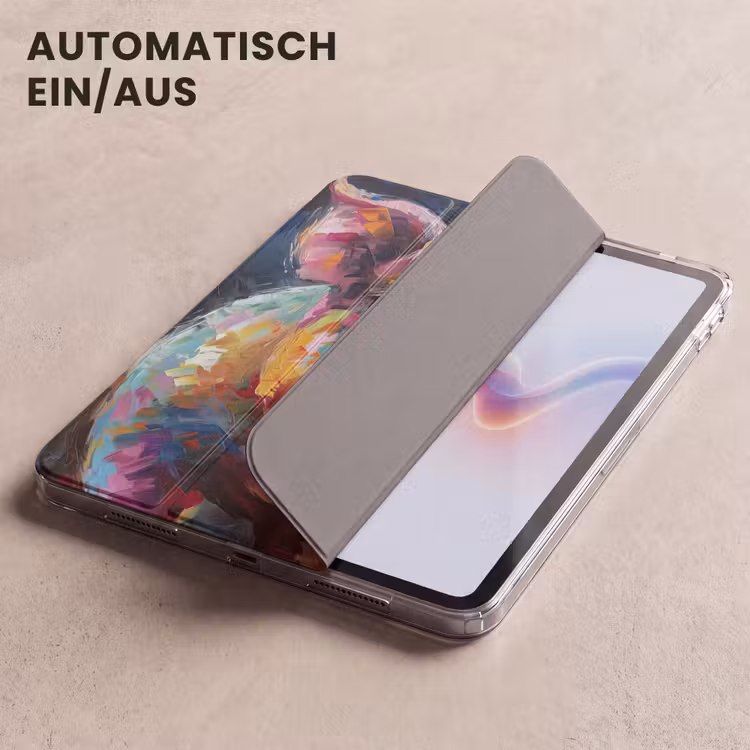 iPad-Hülle - Schwein - Ölfarbe - Tiere - Kunst — 5