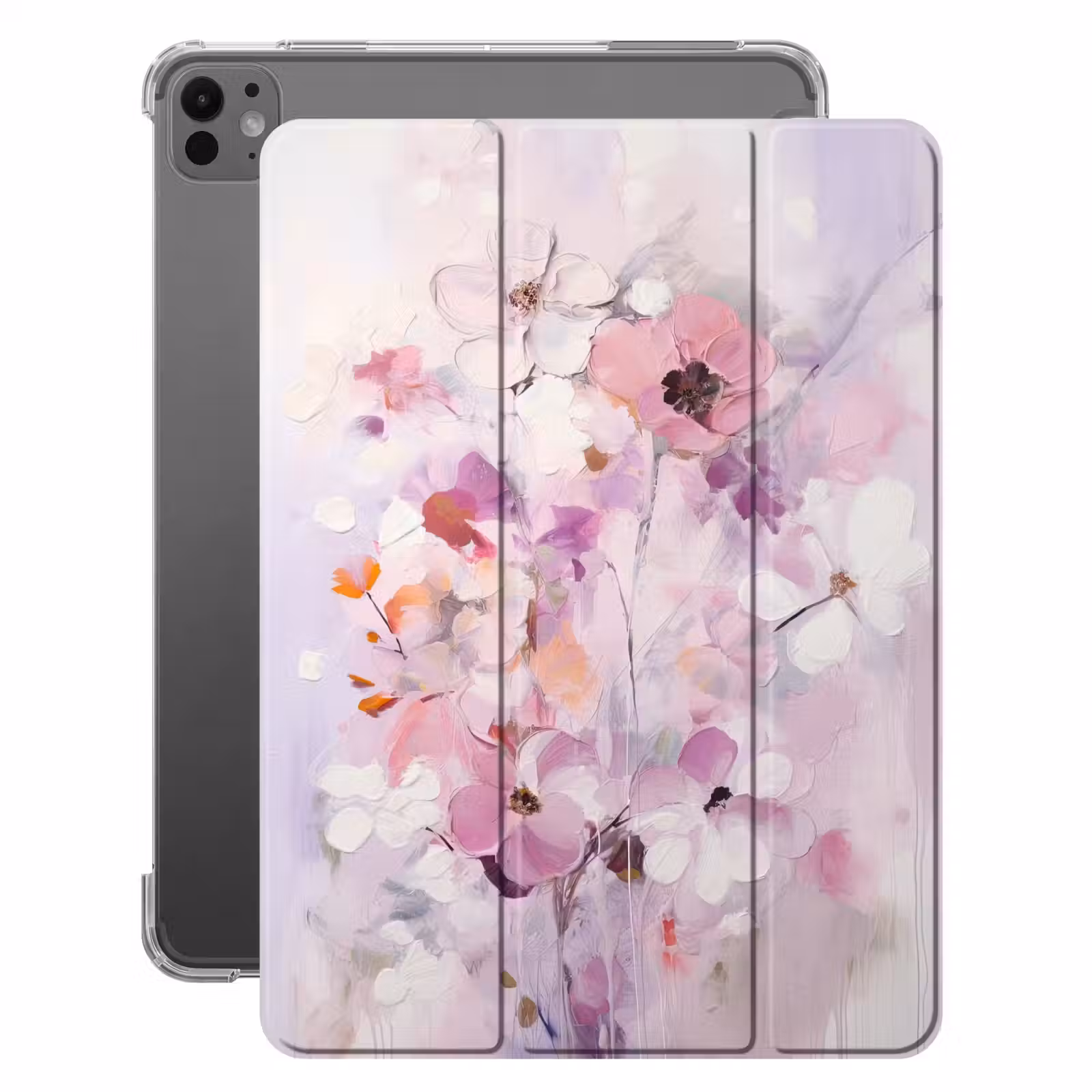 iPad-Hülle - Blumen - Flieder - Aquarell - Kunst — 1