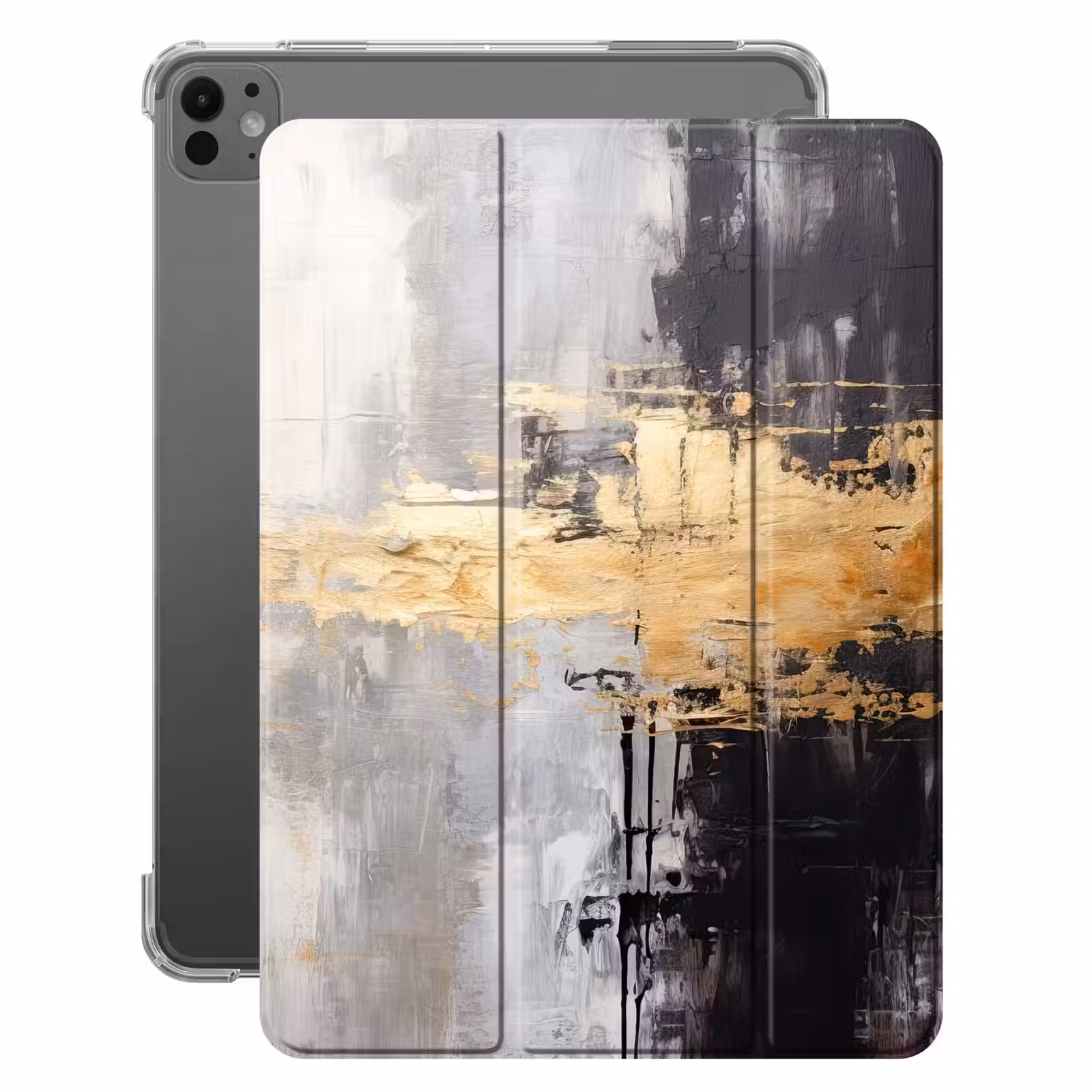 iPad-Hülle - Gold - Luxus - Acryl - Kunst — 1
