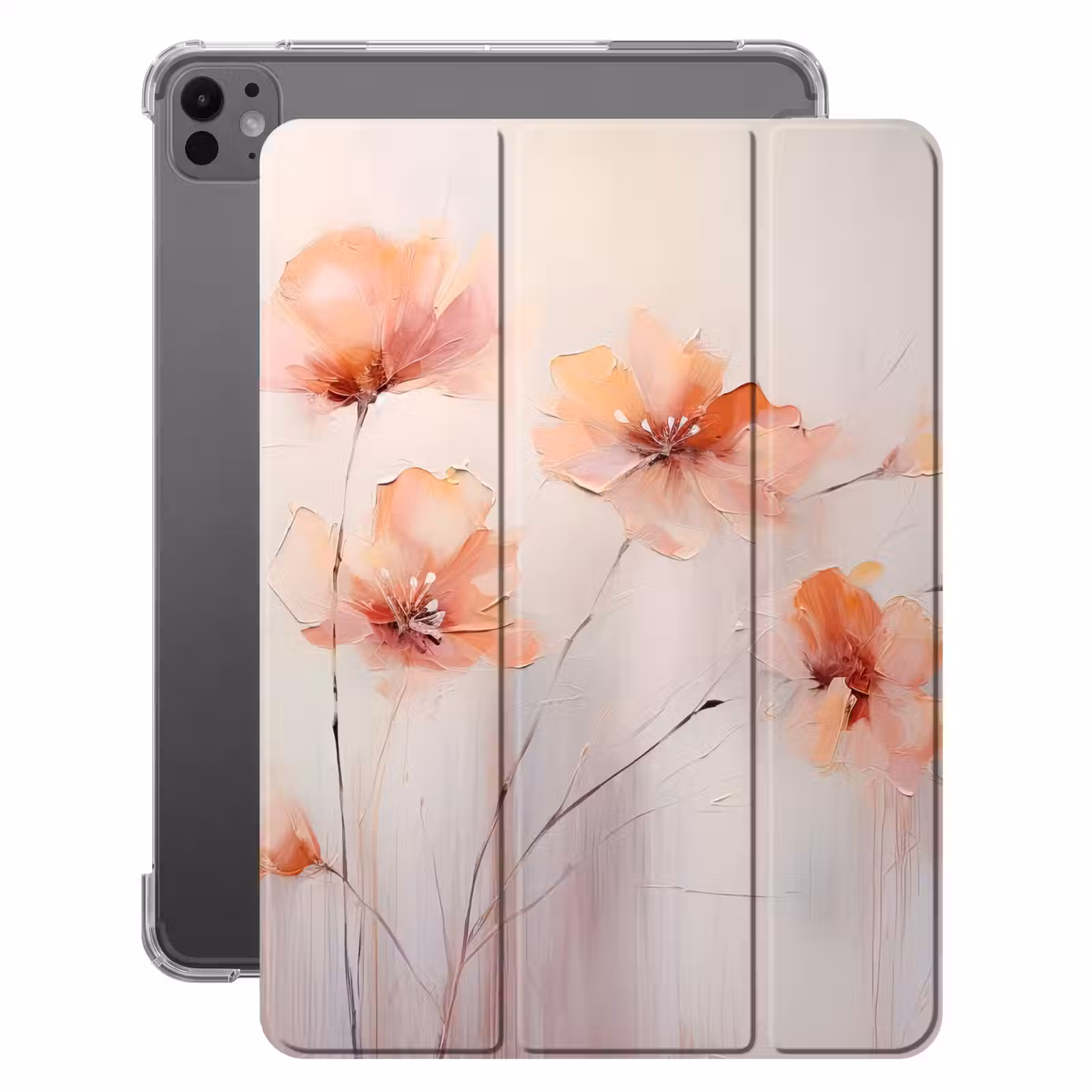 iPad-Hülle - Mohn - Blumen - Kunst - Abstrakt - Aquarell — 1