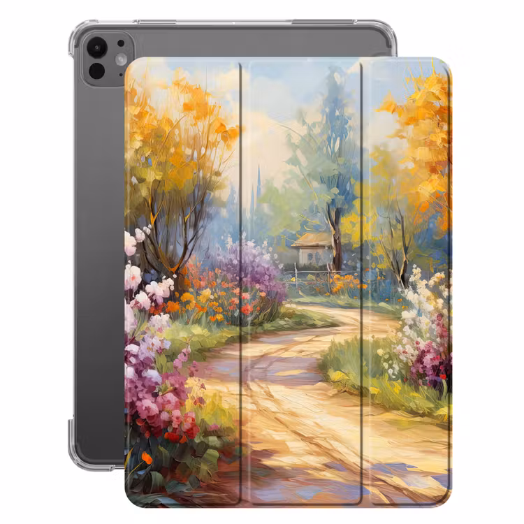 iPad-Hülle - Blumen - Bäume - Kunst - Aquarell — 1