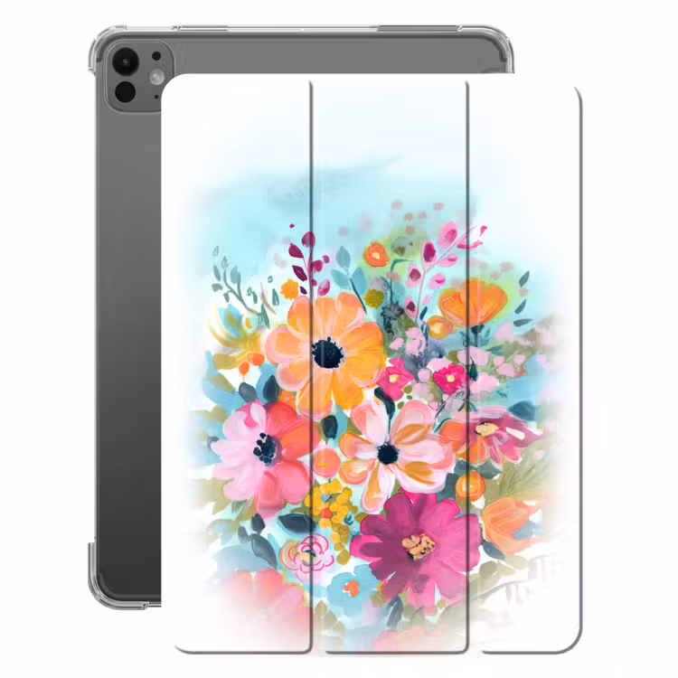 iPad-Hülle - Blumen - Farben - Blumenstrauß - Natur — 1