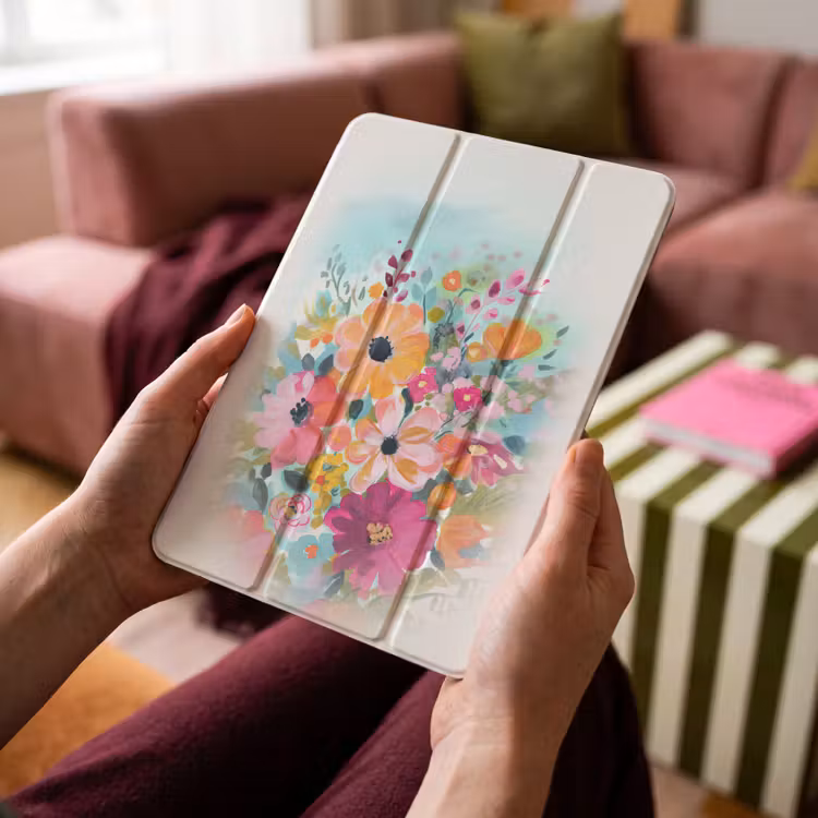 iPad-Hülle - Blumen - Farben - Blumenstrauß - Natur — 4