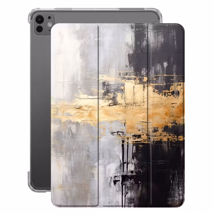 iPad-Hülle - Gold - Luxus - Acryl - Kunst — 1