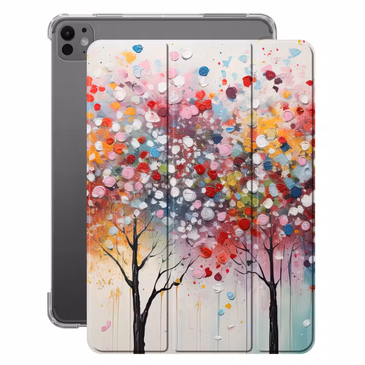 iPad-Hülle - Kunst - Bäume - Natur - Acryl — 1