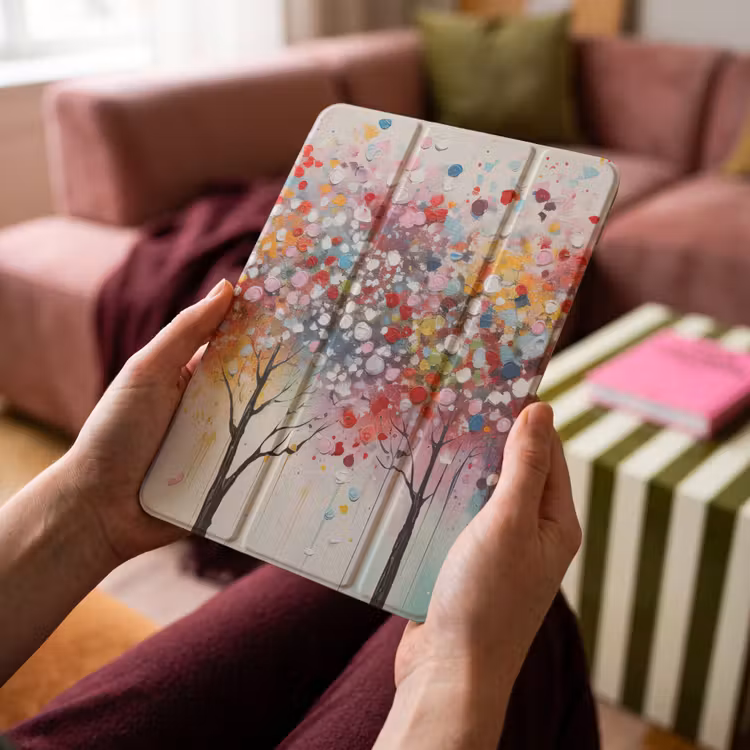 iPad-Hülle - Kunst - Bäume - Natur - Acryl — 4