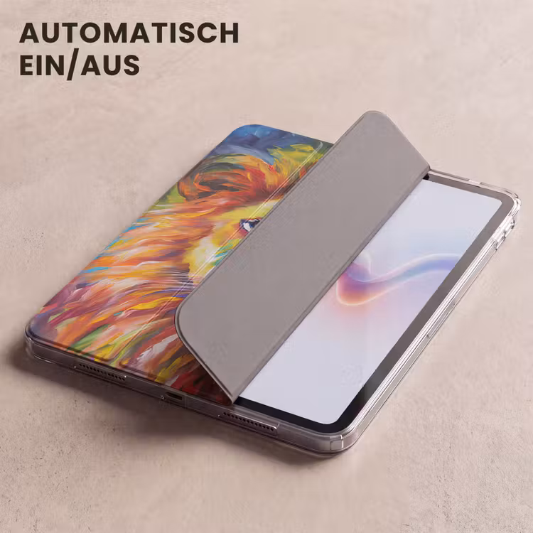 iPad-Hülle - Löwe - Ölgemälde - Kunst - Tiere — 5