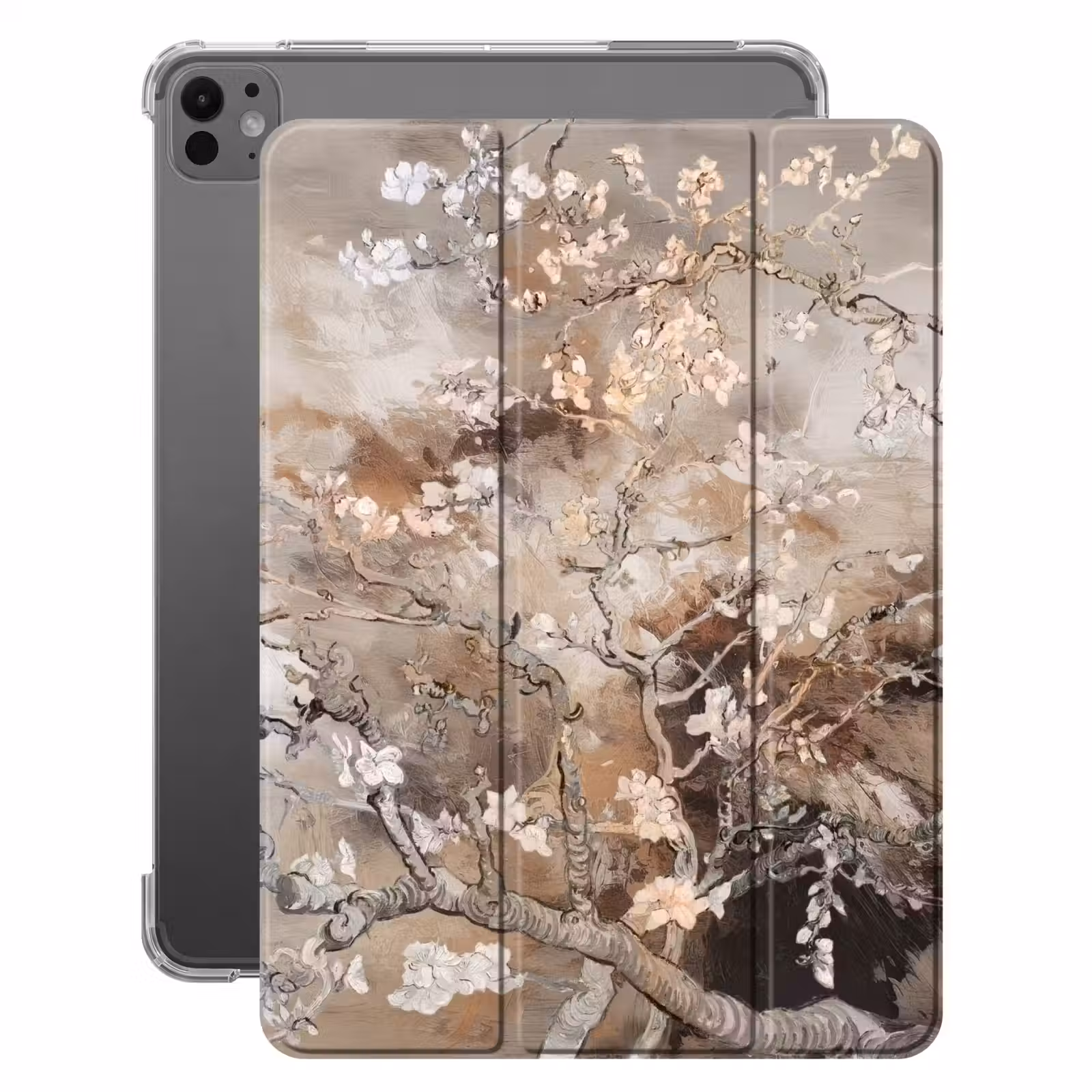 iPad-Hülle - Mandelblüte - Kunst - Van Gogh - Beige - Abstrakt — 1