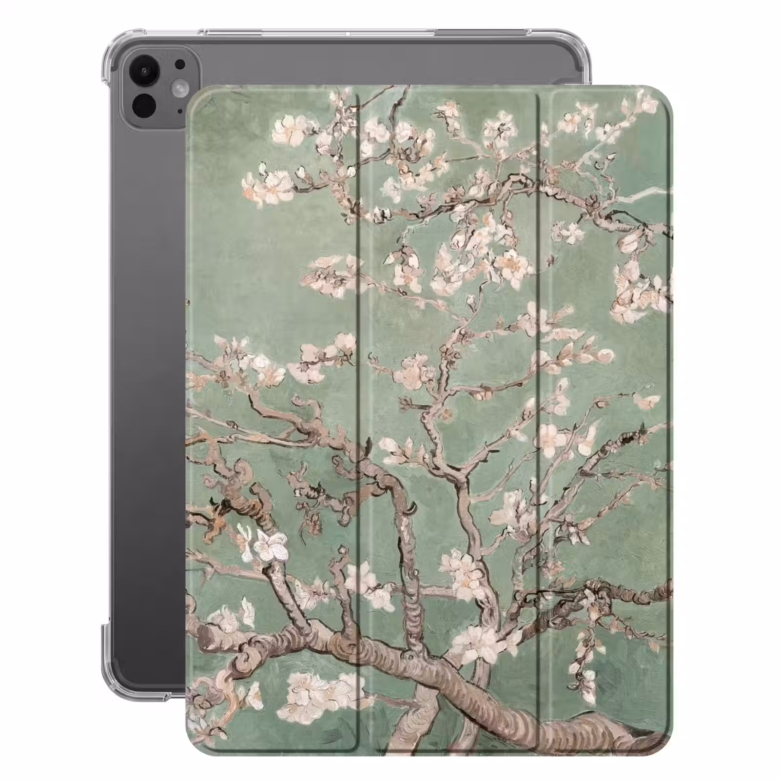 iPad-Hülle - Mandelblüte - Kunst - Van Gogh - Grün — 1
