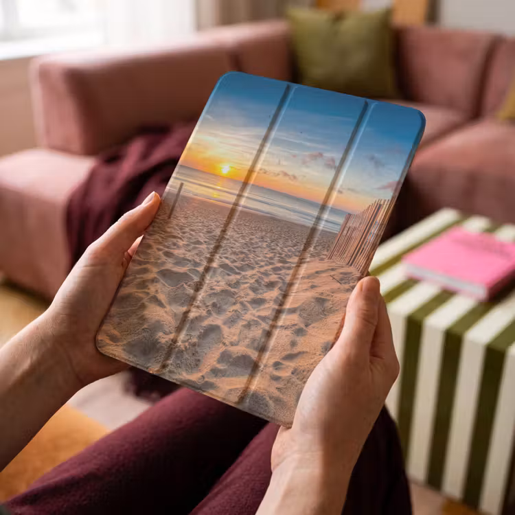 iPad-Hülle - Duinen - Zonsondergang - Strand - Zee - Horizon — 4