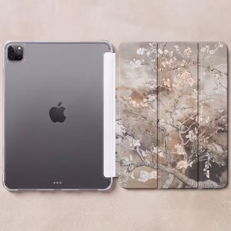 iPad-Hülle - Mandelblüte - Kunst - Van Gogh - Beige - Abstrakt — 6