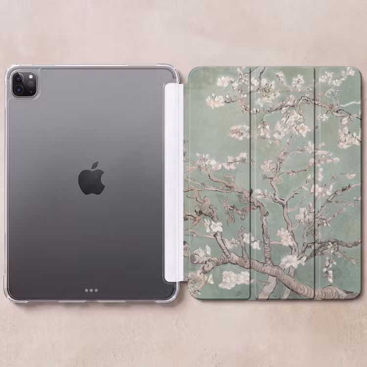 iPad-Hülle - Mandelblüte - Kunst - Van Gogh - Grün — 6