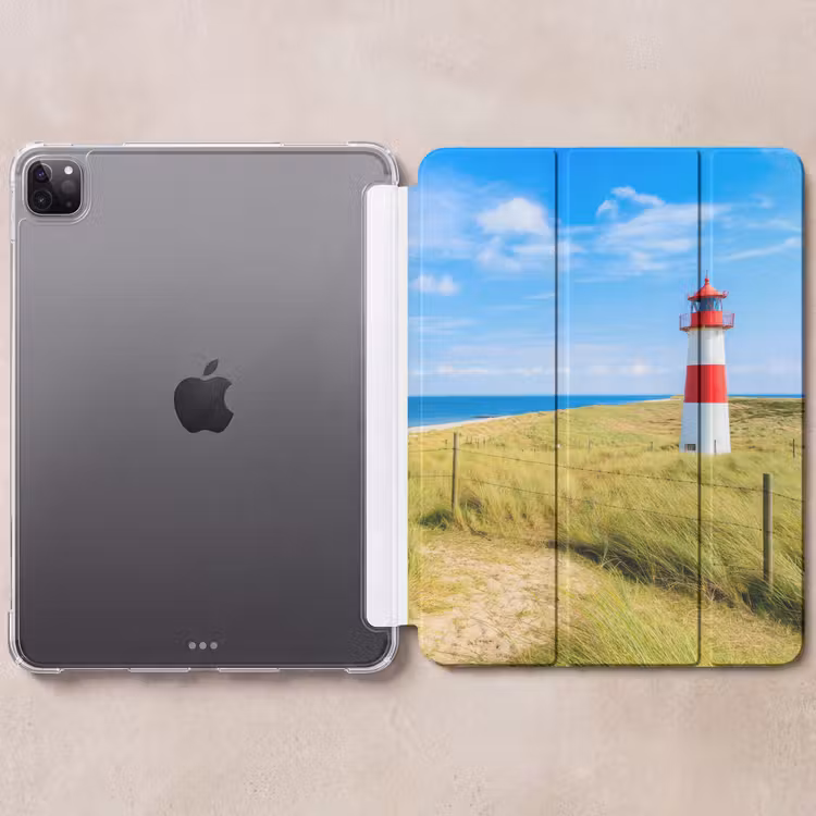 iPad-Hülle - Vuurtoren - Duinen - Strand - Zee - Zomer — 6