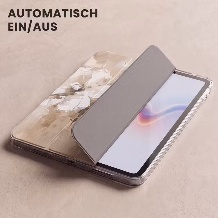 iPad-Hülle - Blumen - Beige - Abstrakt - Modern — 5