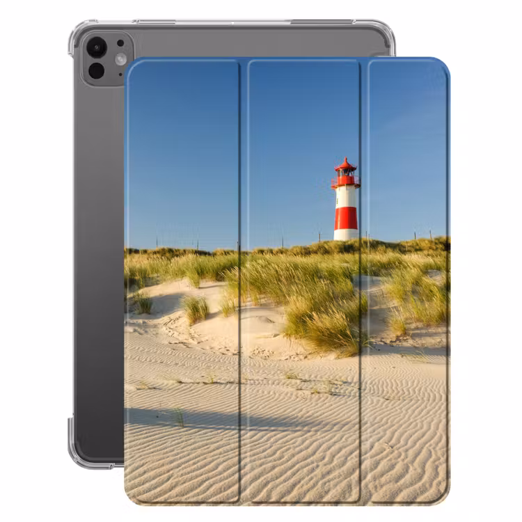iPad-Hülle - Leuchtturm - Strand - Landschaft - Dünen — 1