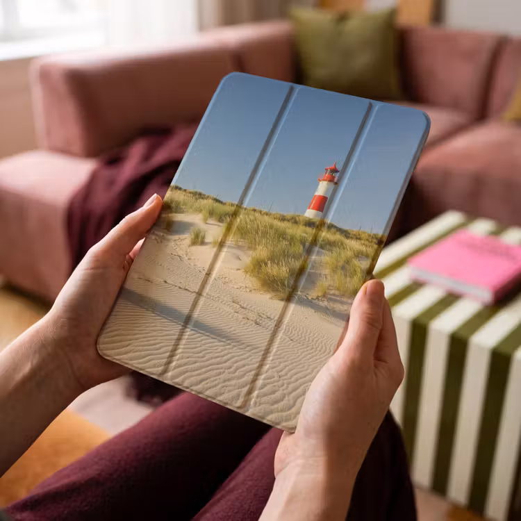 iPad-Hülle - Leuchtturm - Strand - Landschaft - Dünen — 4