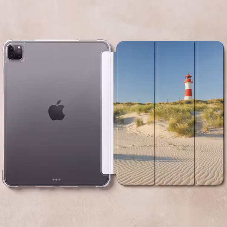 iPad-Hülle - Leuchtturm - Strand - Landschaft - Dünen — 6