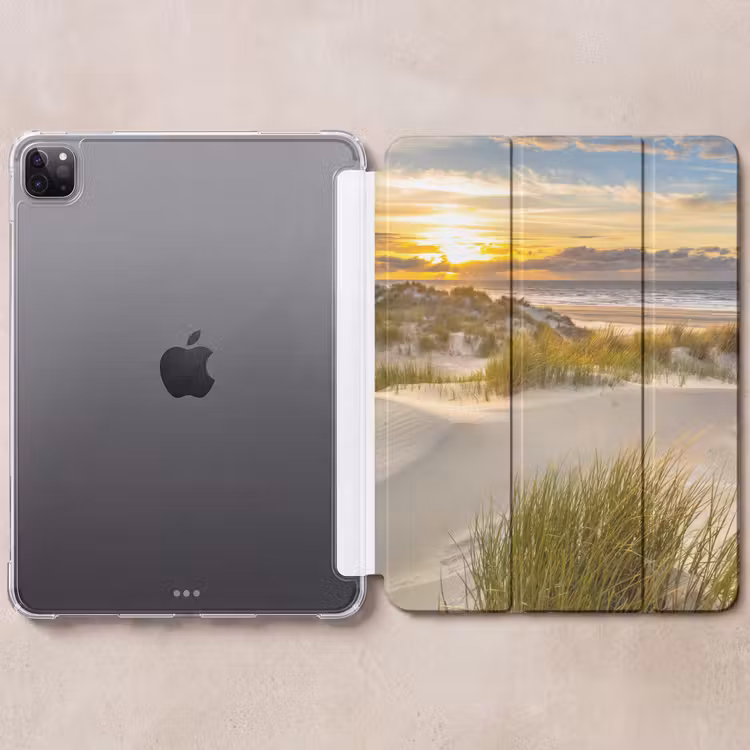 iPad-Hülle - Sonnenuntergang - Dünen - Strand - Landschaft — 6