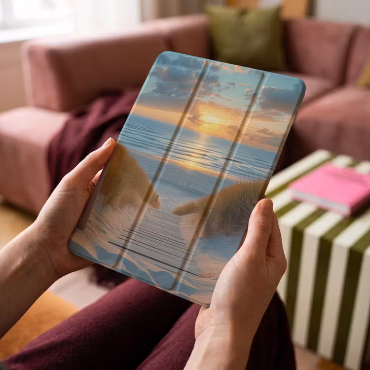 iPad-Hülle - Sonnenuntergang - Strand - Sommer - Landschaft — 4