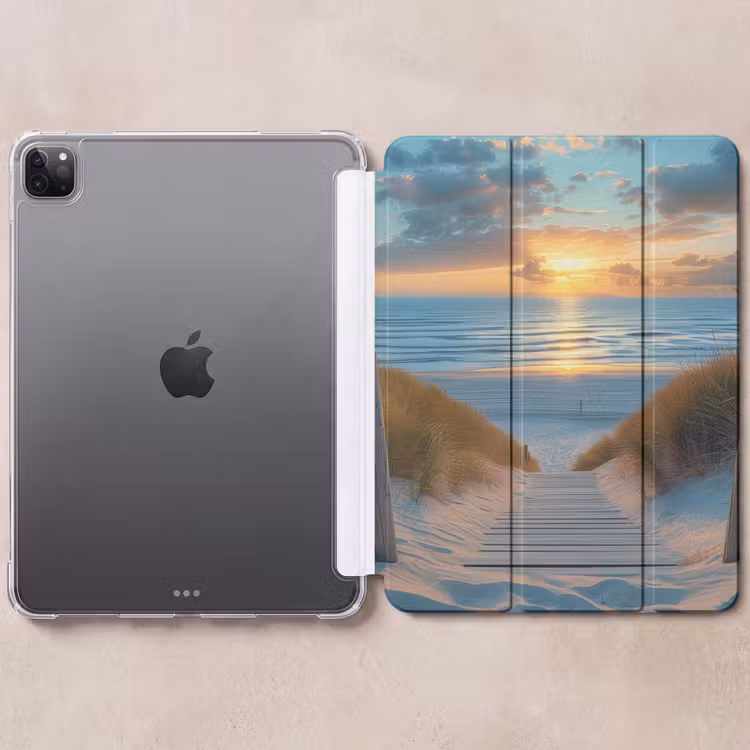 iPad-Hülle - Sonnenuntergang - Strand - Sommer - Landschaft — 6